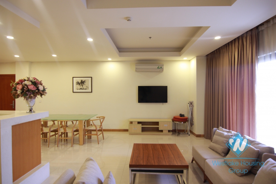 Serviced two bedrooms apartment for rent in Tay Ho area.